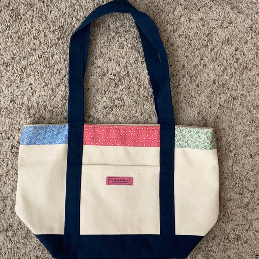 Canvas silk tote bag
